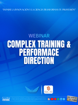Webinar Complex Training & Performance Director junto a la SCS